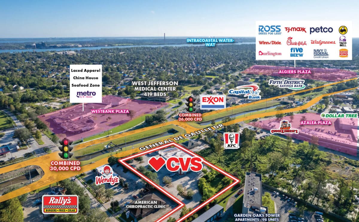 New Orleans NNN Investment | Investment-Grade Tenant | ~10 Years Remaining
